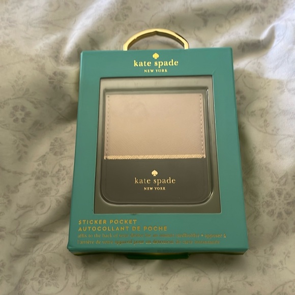 kate spade Accessories - NIB Kate Spade Sticker Pocket Cardholder For Cell Phone